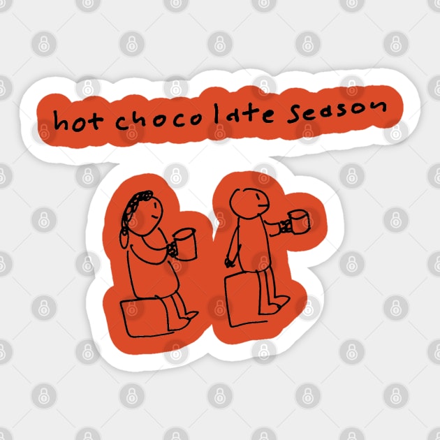 Hot Chocolate Season Sticker by 6630 Productions